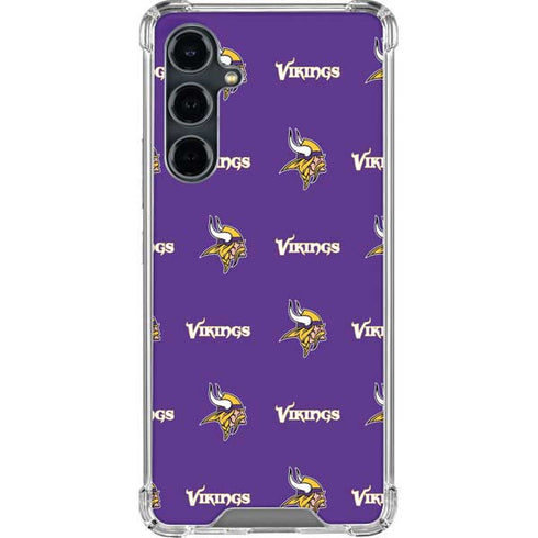NFL Minnesota Vikings Blitz Series Galaxy S23 FE Clear Case